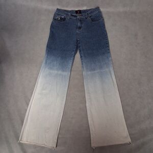 Y2K US Polo Assn Blue Jeans Women's 9/10 (29x31) Med-Light Hombre Washed Bootcut